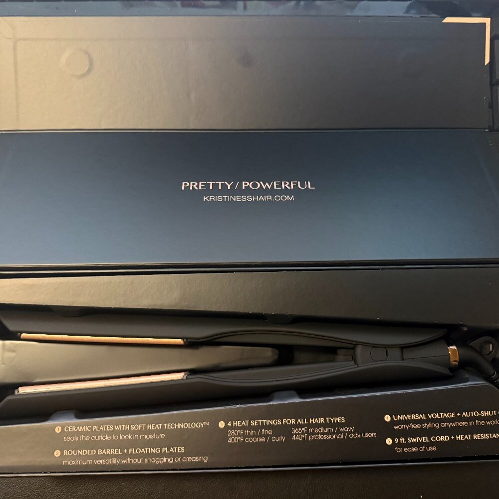 Kristin ESS 3-In-One Ceramic Curling Flat Iron Hair Straightener